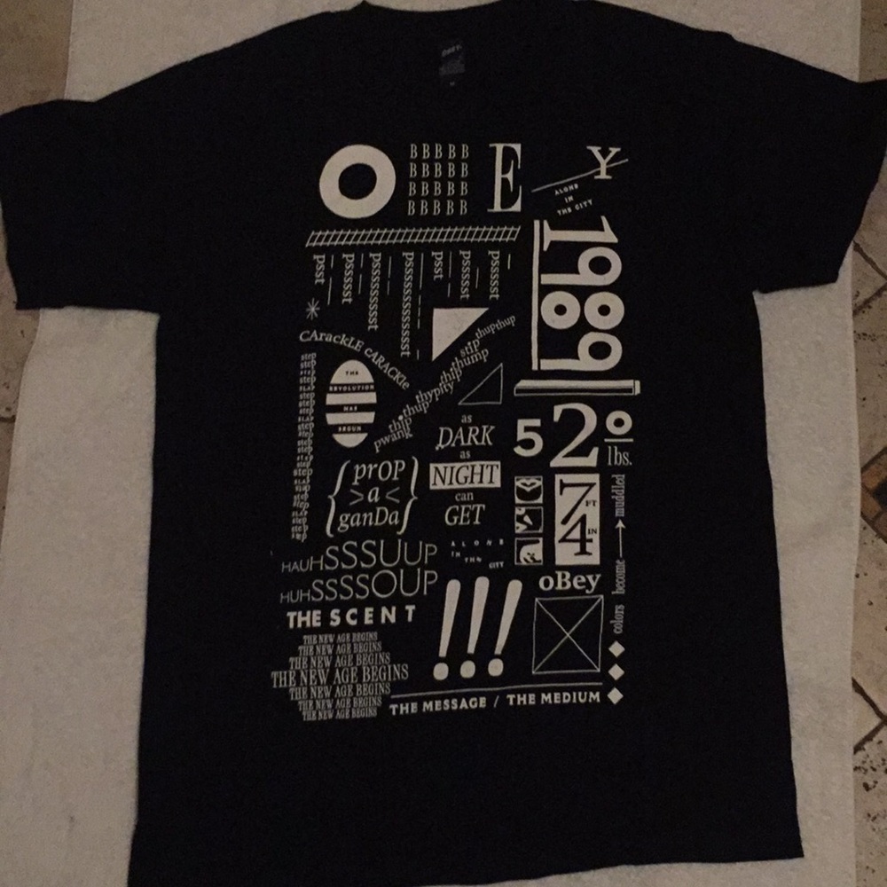 Obey black tee
